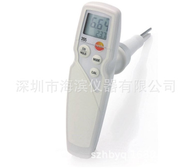 德图testo 205型pH酸碱度/温度测量仪适用于半固体