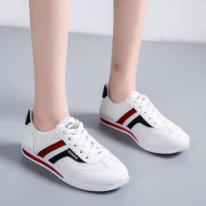 Агамская обувь повседневная маленькая белая обувь женская 2024 новая осенняя студенческая обувь дикая плоская обувь кроссовки оптом