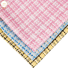 现货秋冬女装外套小香风面料 休闲西装套装阳离子大衣布料