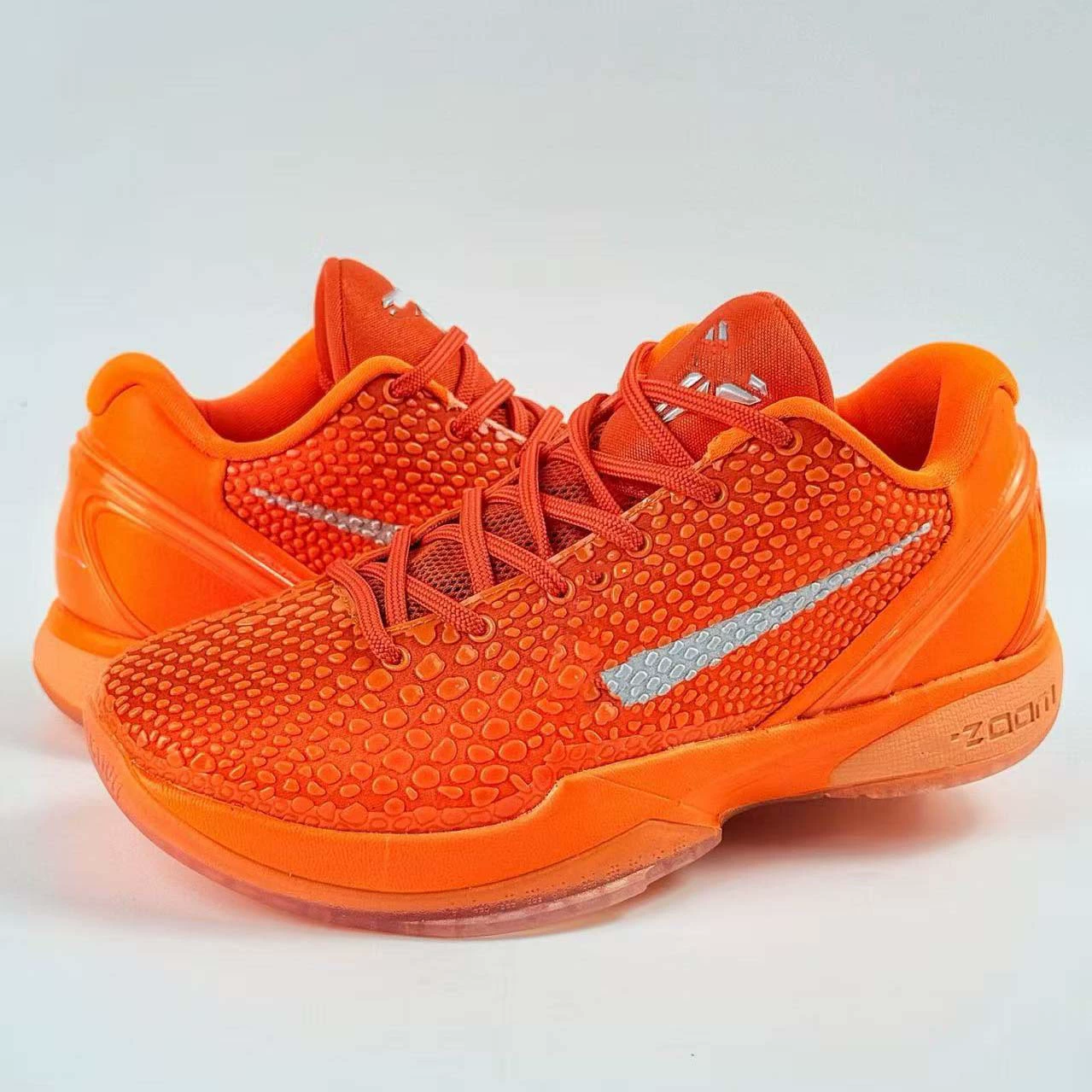 Putian High Version Kobe Kobe 6 Actual Basketball Shoes Men's Violent Orange Green Hornet Air Cushion Cushioning Sports Shoes
