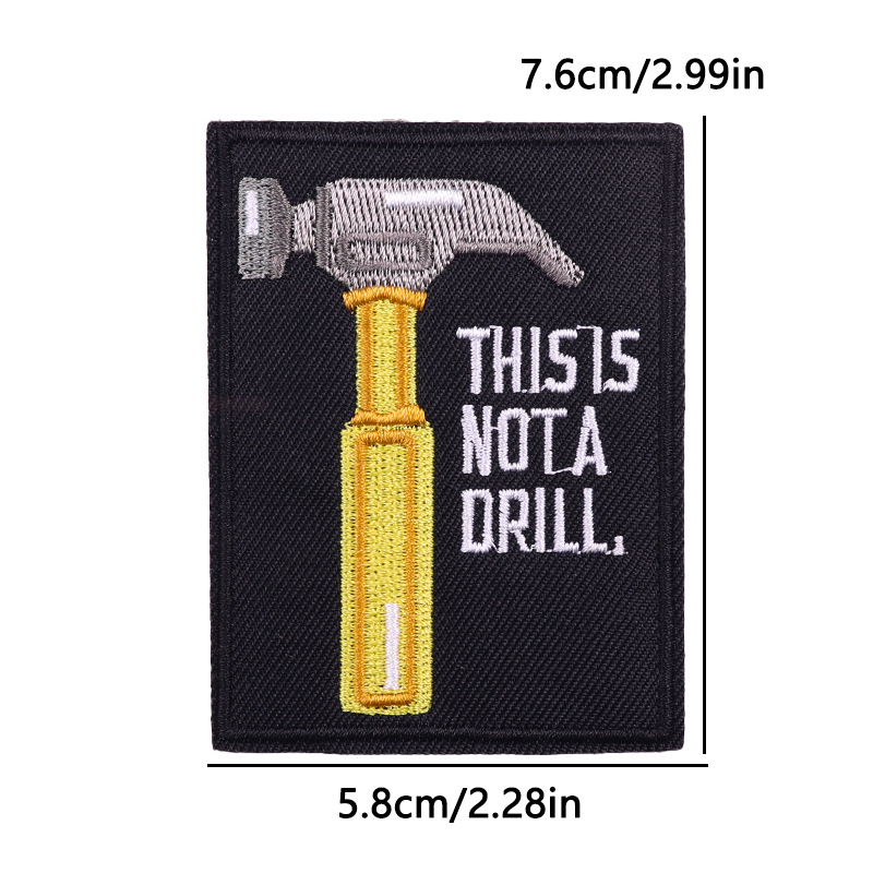 7g Weight Clothing Sticker Patches Classification 1 Piece Quantity Embroidery thread Material Letter Pattern Simple Style, Classic Style Style 1 Piece Simple Style Classic Style Letter Embroidery Thread Clothing Sticker Patches 3