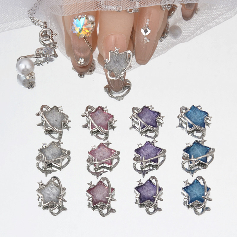 Marine metal nail decoration