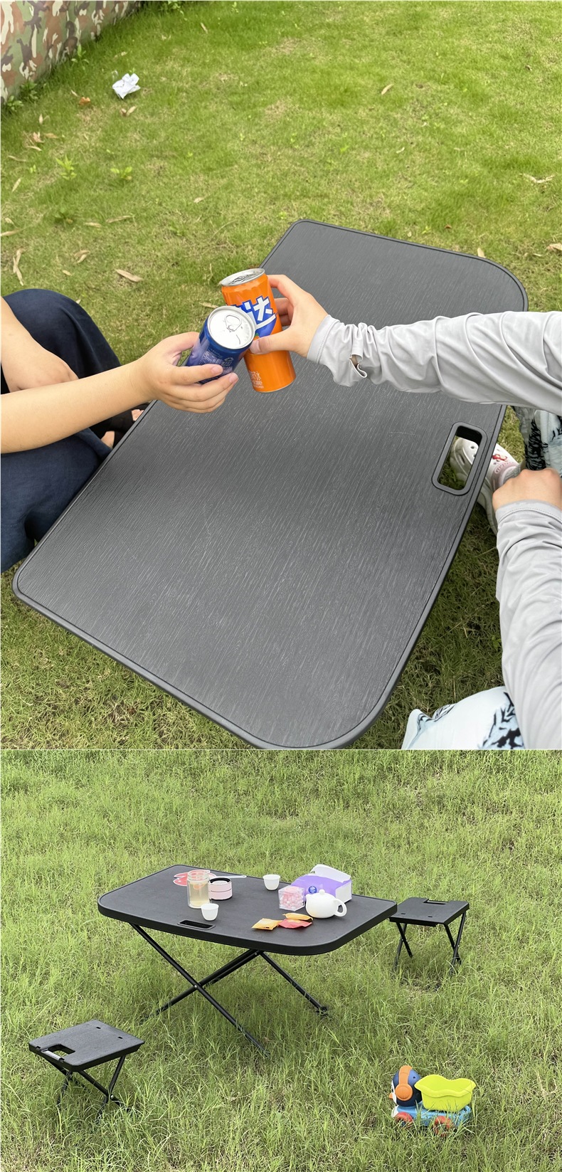 Suitable for Tesla Model Y Camping Small Table Board, New Trunk Folding Hidden Table Accessories