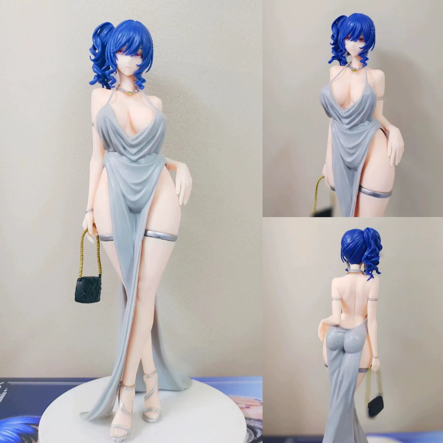 Оптовая доставка платье Сент-Луис Ручной работы синий маршрут двумерная красота девушка модель Украшение аниме периферия