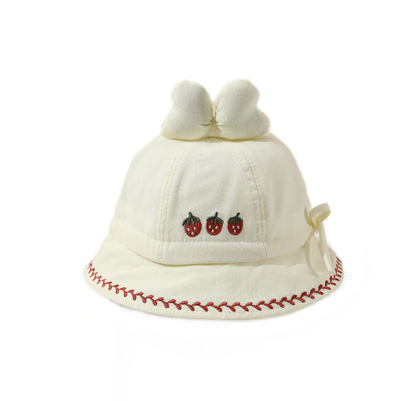 Sombrero de bebé primavera y otoño delgado sombrero de pescador protector solar para niños y niñas pequeños meses bonitos bonitos sombreros de verano