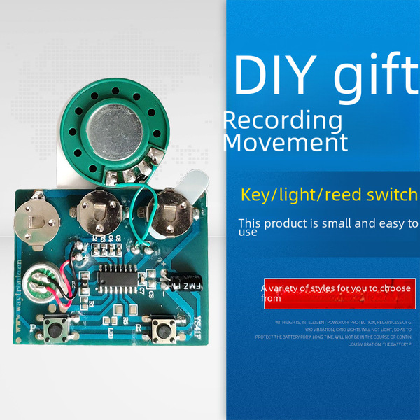 Christmas birthday confession thanksgiving recording machine module chip DIY voice playback homemade music greeting card box chip