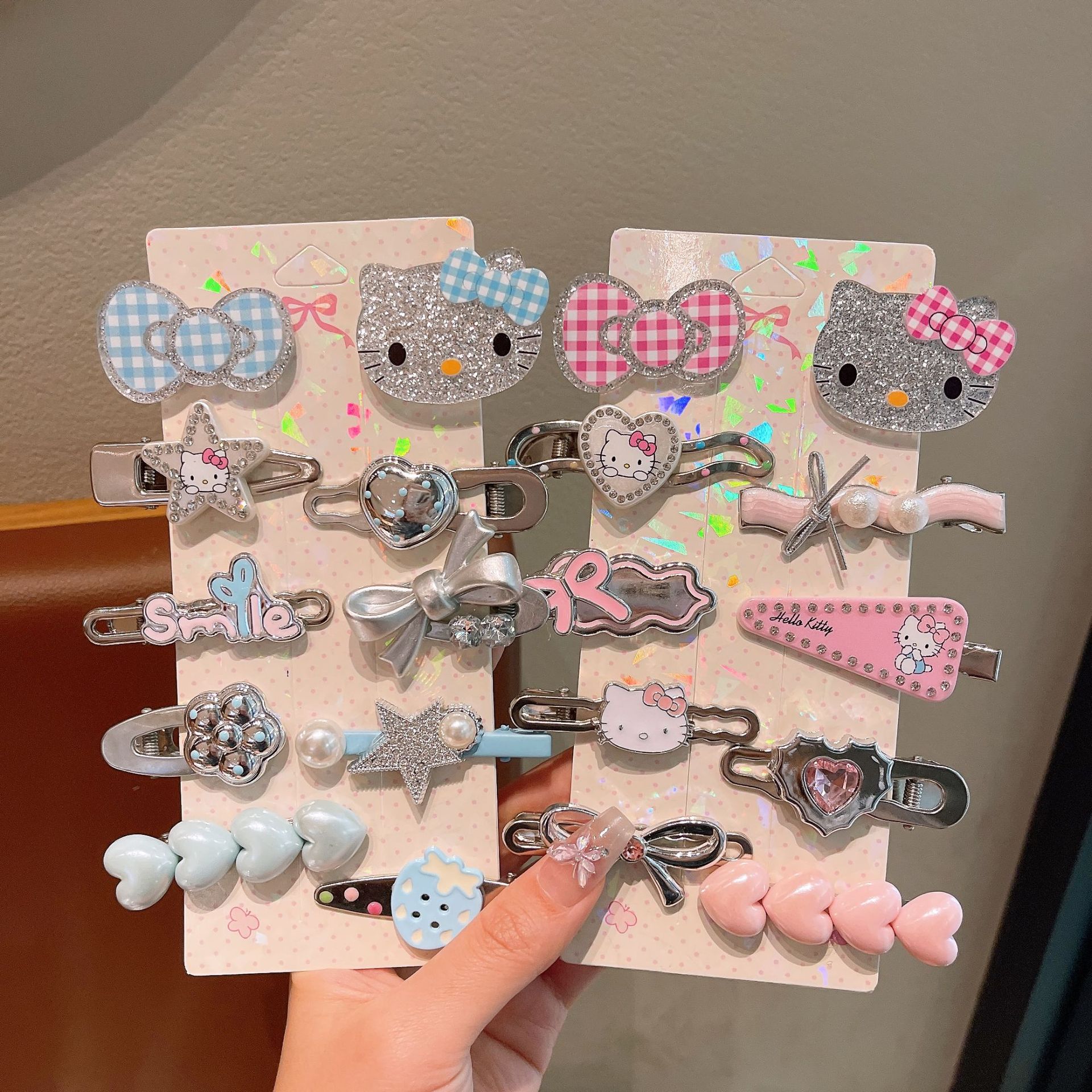 KT gato clip de dibujos animados clip de cabello para niños clip de frange niña dulce clip de cabello para niños clip de cabello para niños clip de cabello para niños