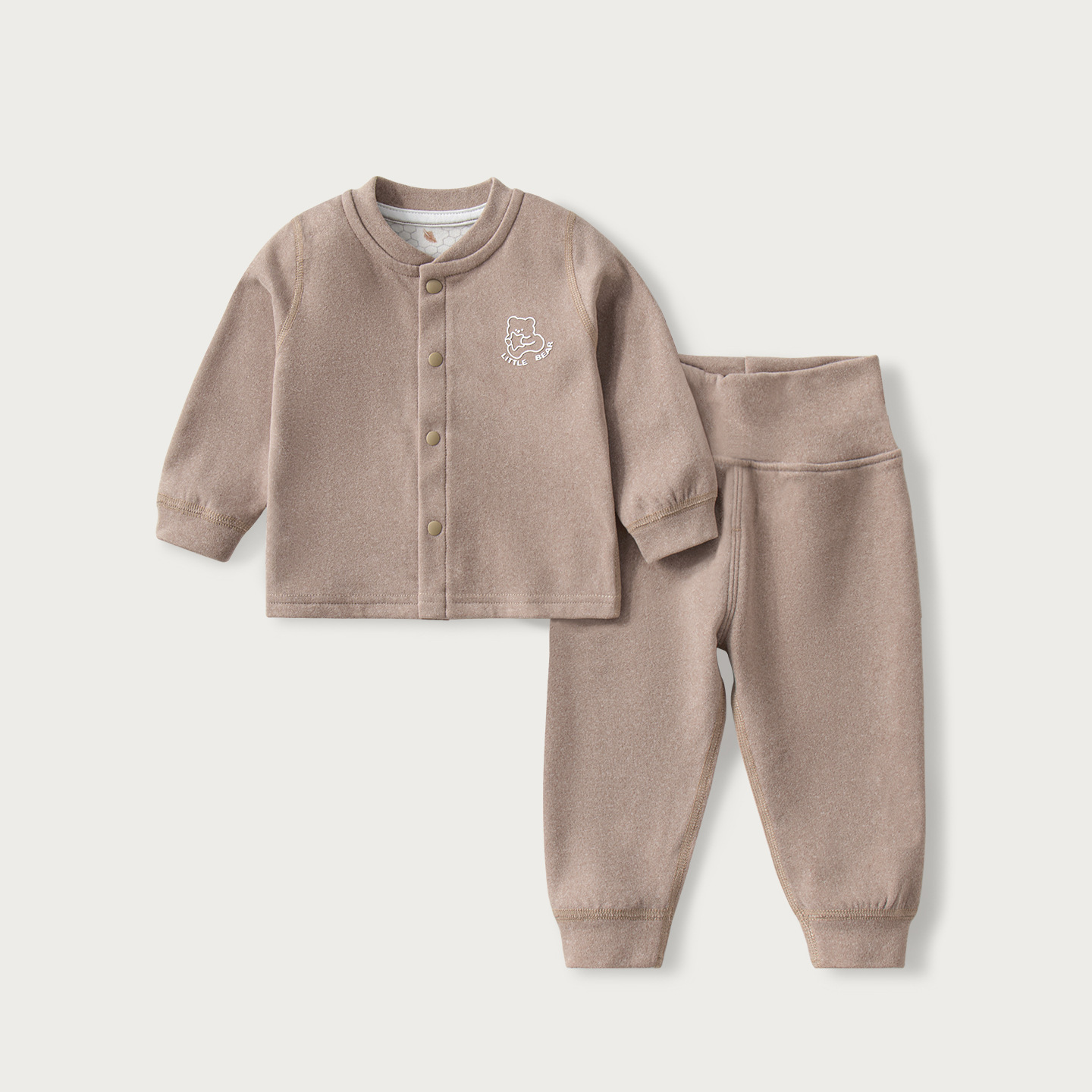 Baby calentamiento ropa interior set otoño invierno niños cintura alta abdomen niños niñas bottom split baby chaqueta de otoño pantalones de otoño
