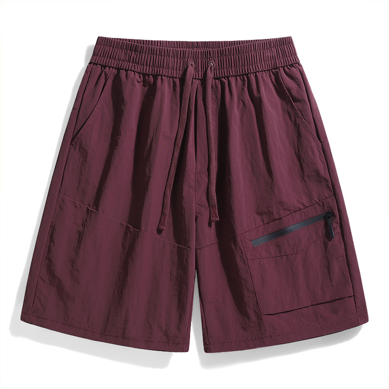 Transfronterizo de verano grande nuevo tipo de pantalones cortos de trabajo pantalones de cinco puntos estadounidenses pantalones deportivos casuales sueltos para hombres transporte rápido y seco