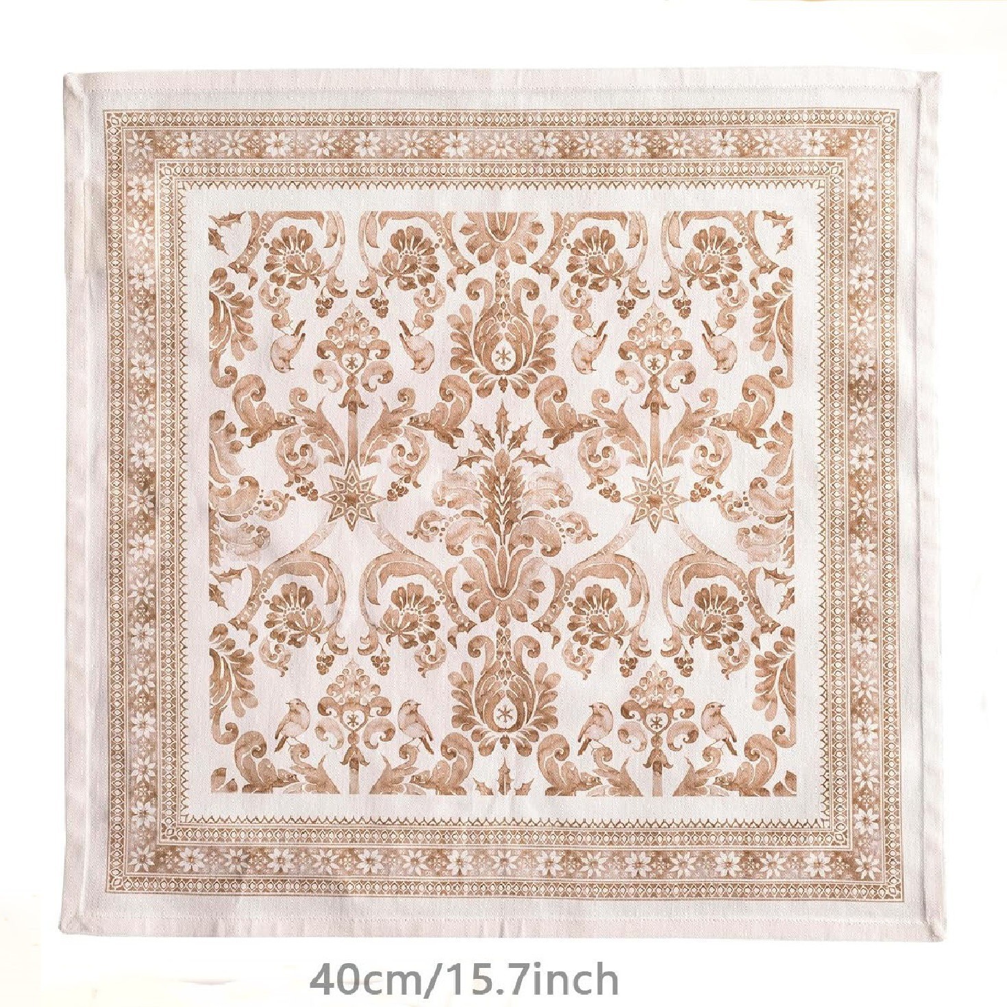 Transfronterizo servillas amazónicas algodón impresión digital fiestas de bodas decoración nacional almohadilla de mesa floral