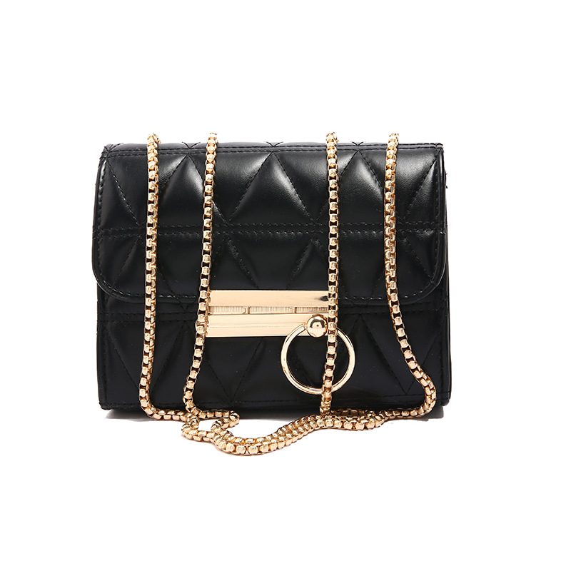 Otoño y invierno de moda mini bolso para mujeres 2023 nueva moda de moda universal cadena de diamante bolso de hombro pequeño