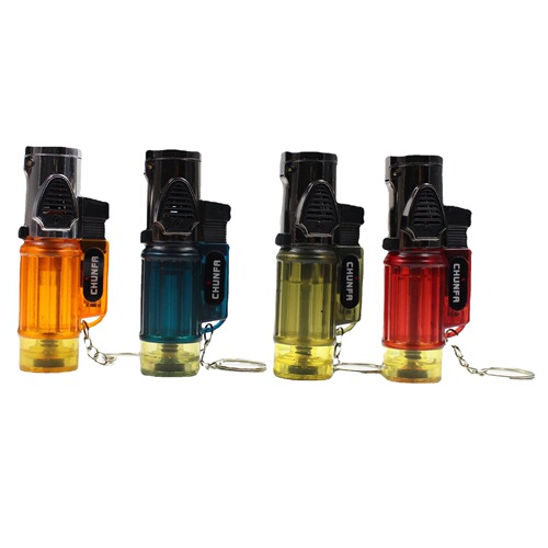 609-3 three-way inflatable lighter, creative small metal spray gun, creative, personalized welding gun, durable for barbecue