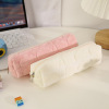 Cream capacious high quality cute fresh pencil case for elementary school students, cloud