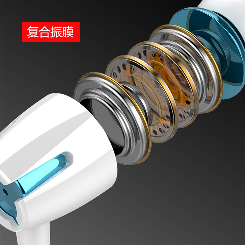 New In-Ear Wired Headphone with Remote and Mic for Tuning, Calling, Gaming, Sports