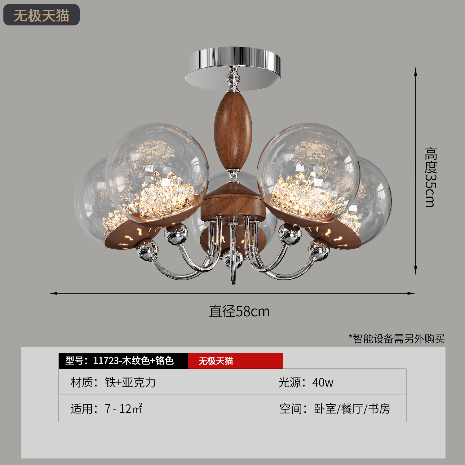 Tmall 40W - Espectro completo