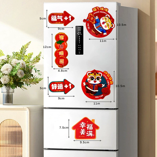Refrigerator Magnet--07 Happiness 1 set 46g