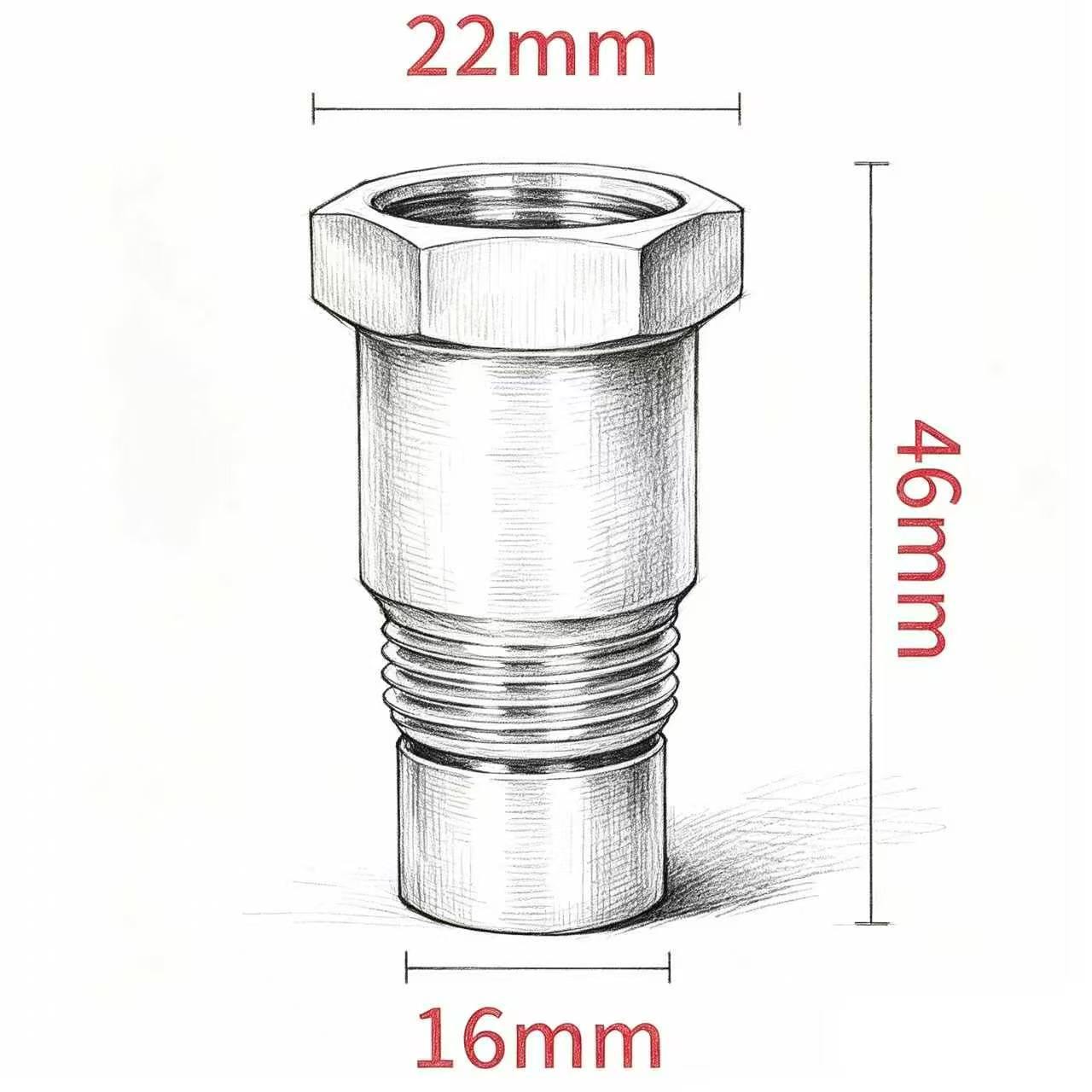 O2 Oxygen Sensor L-Type Extension Adapter Is Suitable for Exhaust Manifold Modification Car Pipe Fittings Connector M18X1.5