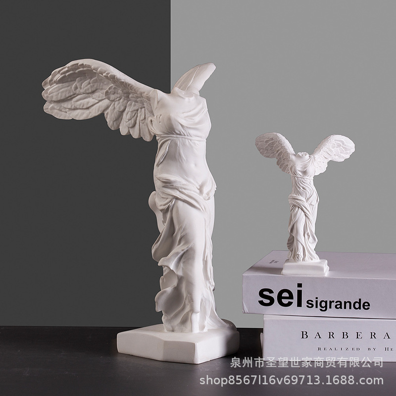 European Style Victory Goddess Figure Sculpture Creative Resin Crafts Home Study Model Room Decorative Ornaments European Style Victory Goddess Figure Sculpture Creative Resin Crafts Home Study Model Room Decorative Ornaments