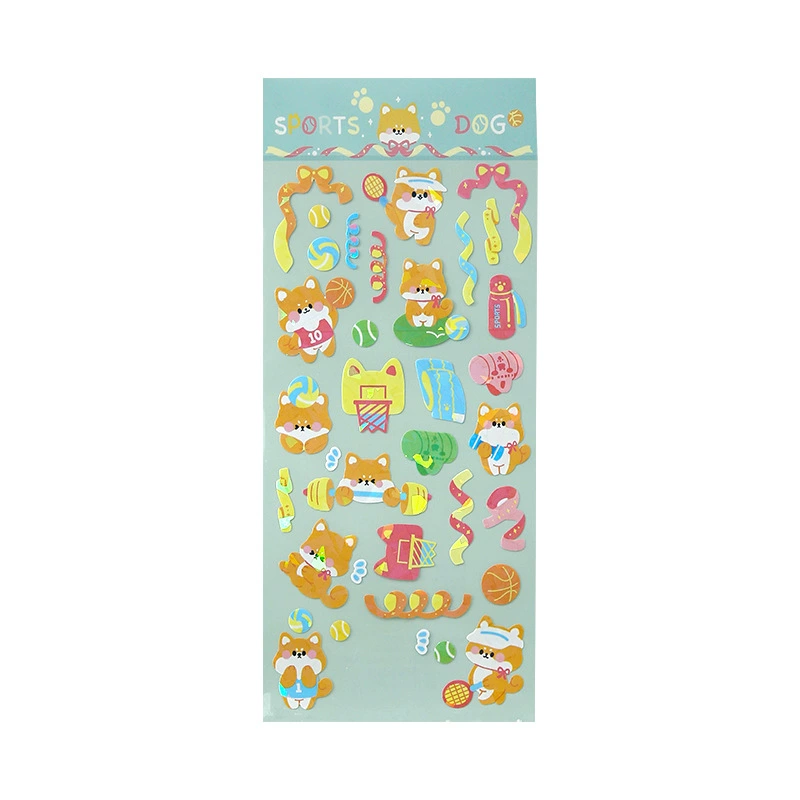 Лазерная карта наклейка Мэнфу клуб серии Cute Handbook Diary DIY Decoration Sticker 8 моделей