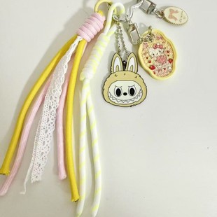 A Large Number of Spot Miu Series Extremely Traditional Bag Pendant Mini Canvas Shoes Tennis Racket Keychain Lanyard Labubu