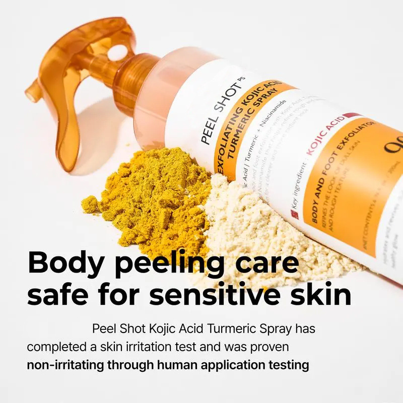 跨境Peel Shot Keratin Care Kojic Acid Turmeric Spray姜黄喷雾|undefined