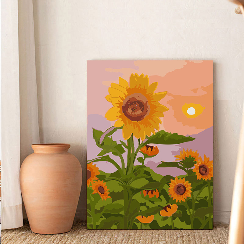 DIY Digital Oil Painting Hand-Painted Filled Oil Color Painting Frameless Cross-Border E-commerce Amazon FBA Batch Agency Dropshipping Decorative Painting