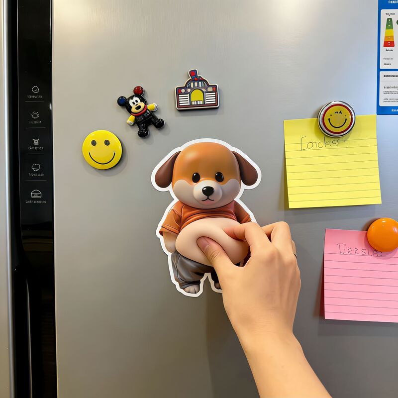 Smart Door Lock Anti-Collision Gadget, Cute Chubby Dog Toy, Small Fat Shiba Inu Car Anti-Collision Sticker Smart Door Lock Anti-Collision Gadget, Cute Chubby Dog Toy, Small Fat Shiba Inu Car Anti-Collision Sticker