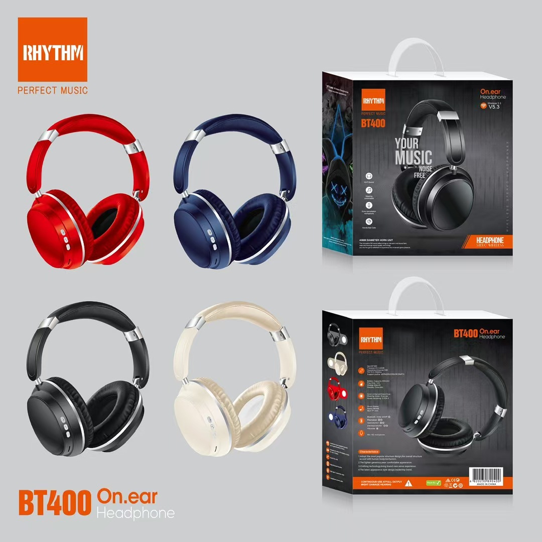 BT400 auricular Bluetooth inalámbrico transfronterizo plegable retráctil de graves pesados retráctil tarjeta estéreo deportivo JB400