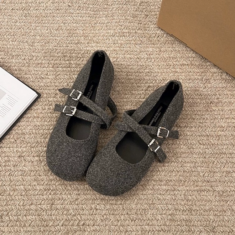 Обувь, демисезонные теплые ботинки, 2025 год, французский стиль