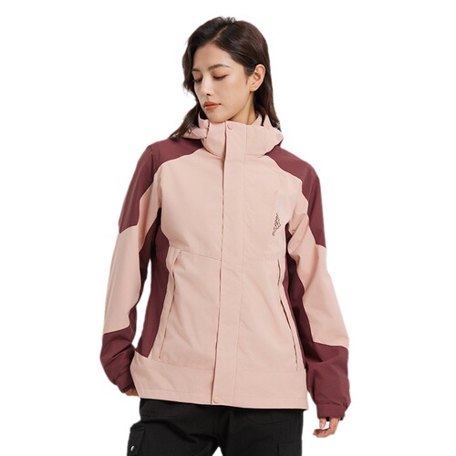 23 New three-in-one jacket for women, detachable and thickened two-piece set for men, warm mountaineering clothing, windproof and waterproof customization