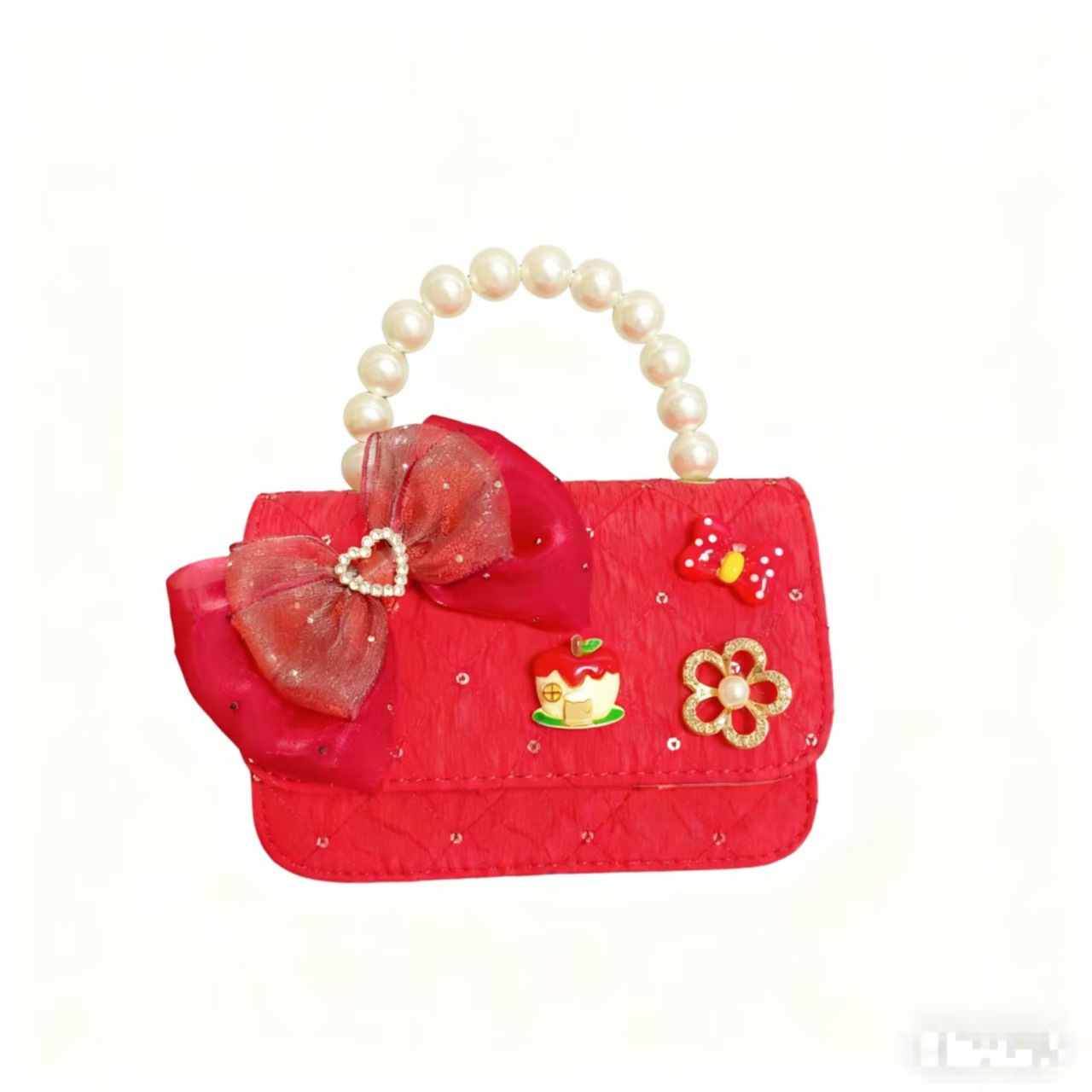 Bolso de perlas, bolso de hombro, bolso de Año Nuevo, bolso de Año Nuevo, bolso de cadena, bolso de fragancia, bolso pequeño