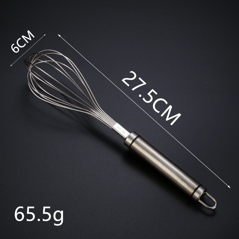 304ステンレス泡立て器手動太く手動撹拌棒と麺/卵撹拌器延長焙煎ツール|undefined
