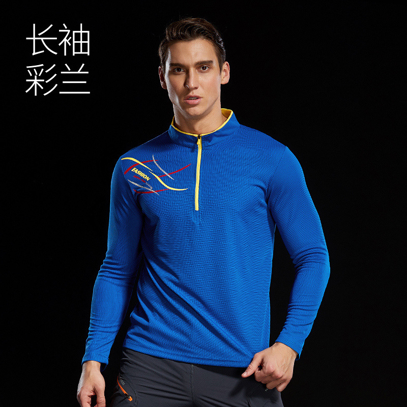 Verano delgado deportivo al aire libre de mujeres mangas largas ropa de secado rápido hombre camiseta de secado rápido correr caminata protección solar transpirable