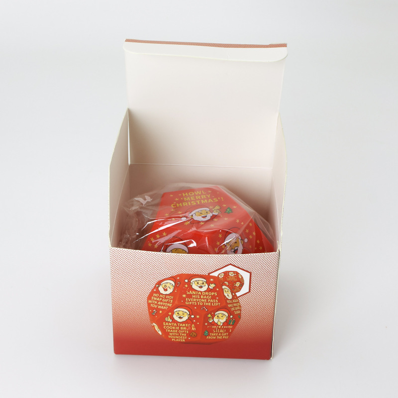 跨境新品Christmas Gift Exchange Party GameDice 圣诞老人骰子|undefined