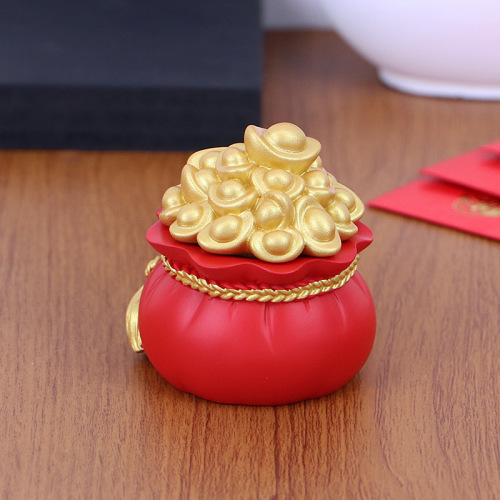 New product creative lucky bag money bag car interior accessories money tree ornaments money tree cake decoration ornaments