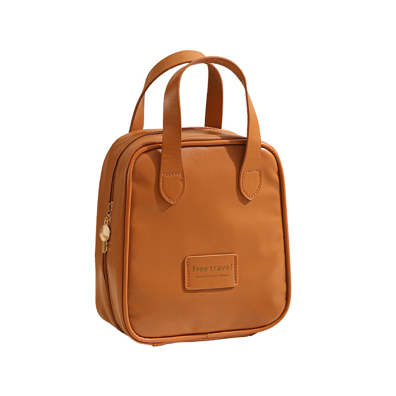 Nueva bolsa de maquillaje de viaje PU para mujeres productos de cuidado de la piel bolsa de maquillaje de almacenamiento de gran capacidad portátil bolsa de maquillaje portátil