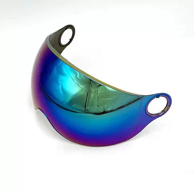 Dəbilqə (Kaska) aksesuarları: front visor glass - short-colorful-30-aperture-uv-protection