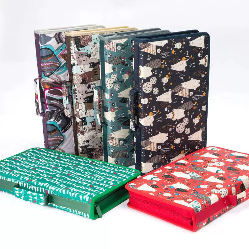 跨境笔包168支笔包笔袋ins高颜值笔袋ins风巨能装帆布笔袋文具袋