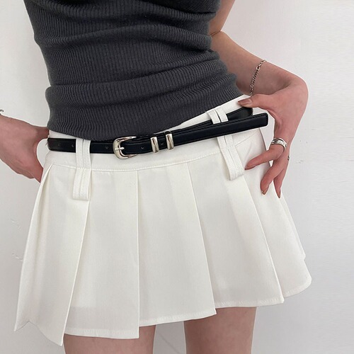 Korean niche design fashion belt for women new casual decorative jeans commuter high-end black belt