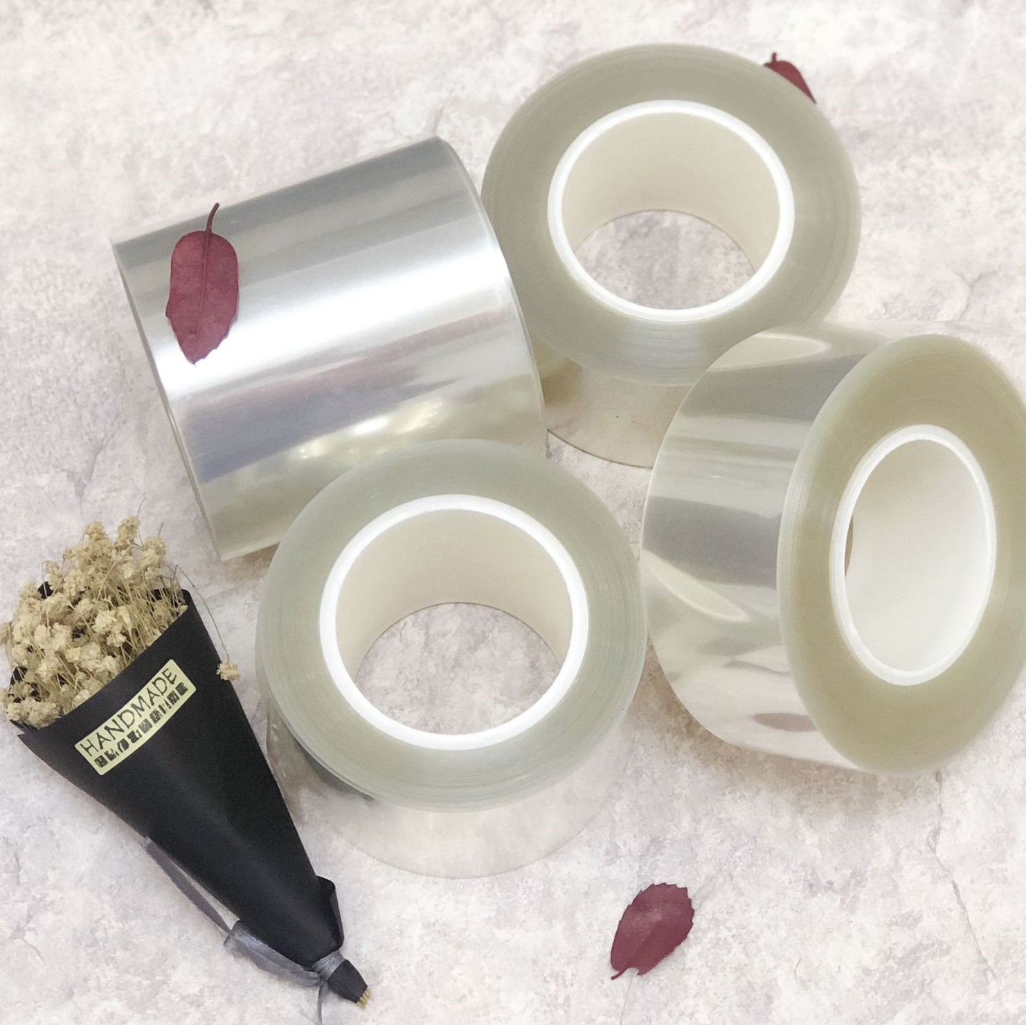 透明烘焙包装生日蛋糕硬围边装饰 加高加厚PET慕斯爆浆蛋糕围边卷