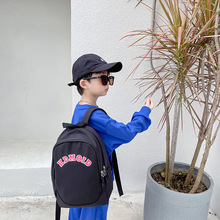 韩国儿童双肩包潮酷嘻哈男童背包2022新款幼儿园中大班书包批发
