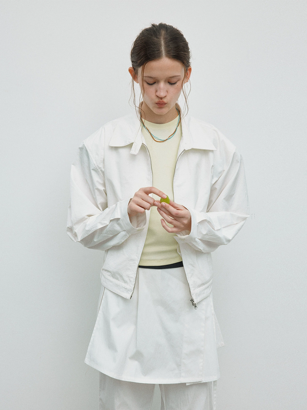 Spring shirt for leisure, short jacket