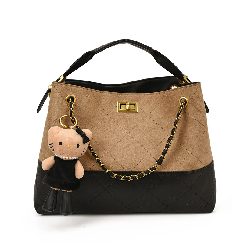 Women's Retro Suede Tote Bag 2026 New Arrival - Large Capacity Shoulder Bag For Commuting And Work - Thumbnail 5