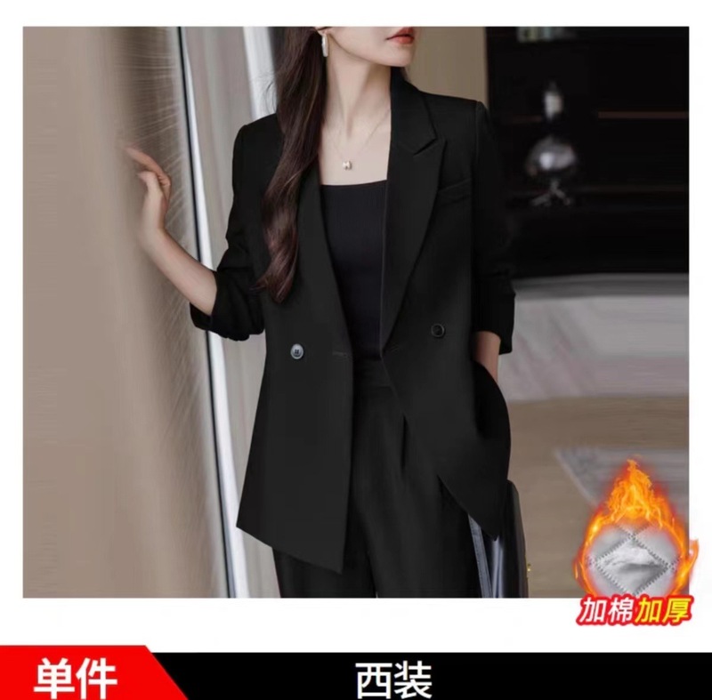西装套装女装高级感职业装正装时尚休闲西服外套西装女阔腿裤套装|undefined