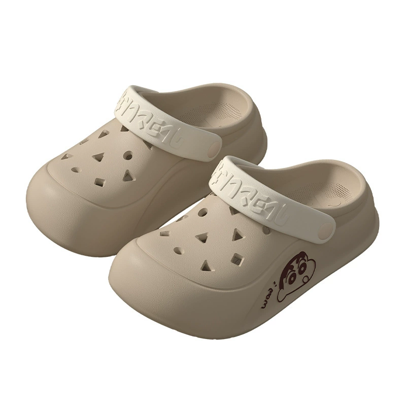 明盛 Crayons, summer footwear platform, cute non-slip beach sandals