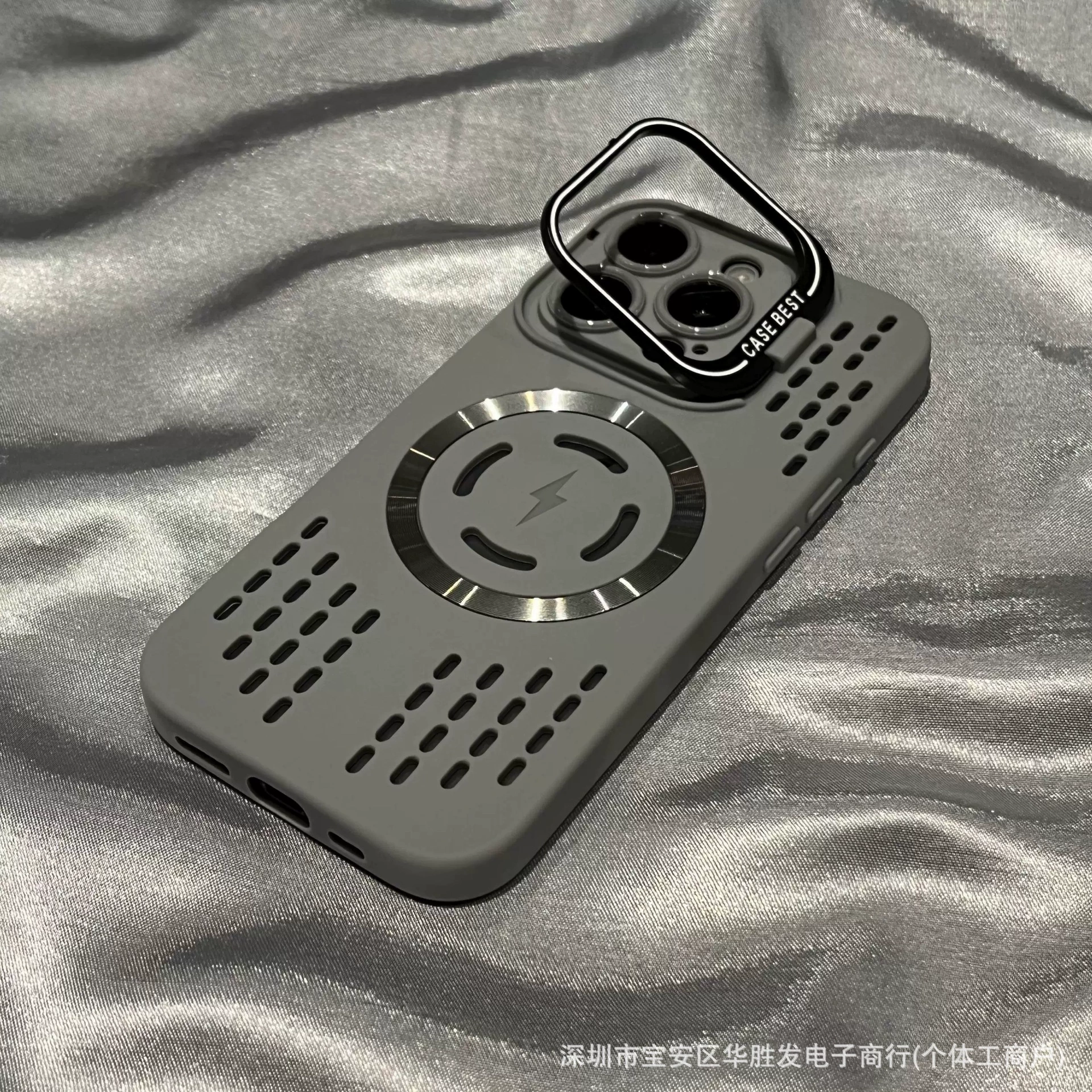 Чехол для Apple 16 Pro Max с охлаждением, магнитным держателем для объектива, защитой от падений, мягкий защитный чехол для iPhone 15, 14