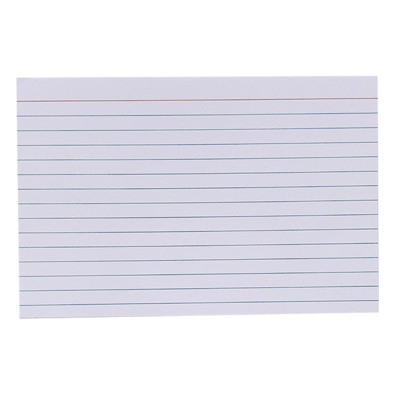 Tarjeta de índice estadounidense papel de nota estudiante examen de ingreso de posgrado libro de vocabulario en inglés 3 pulgadas 3 × 5 Tarjeta de índice libro de línea horizontal