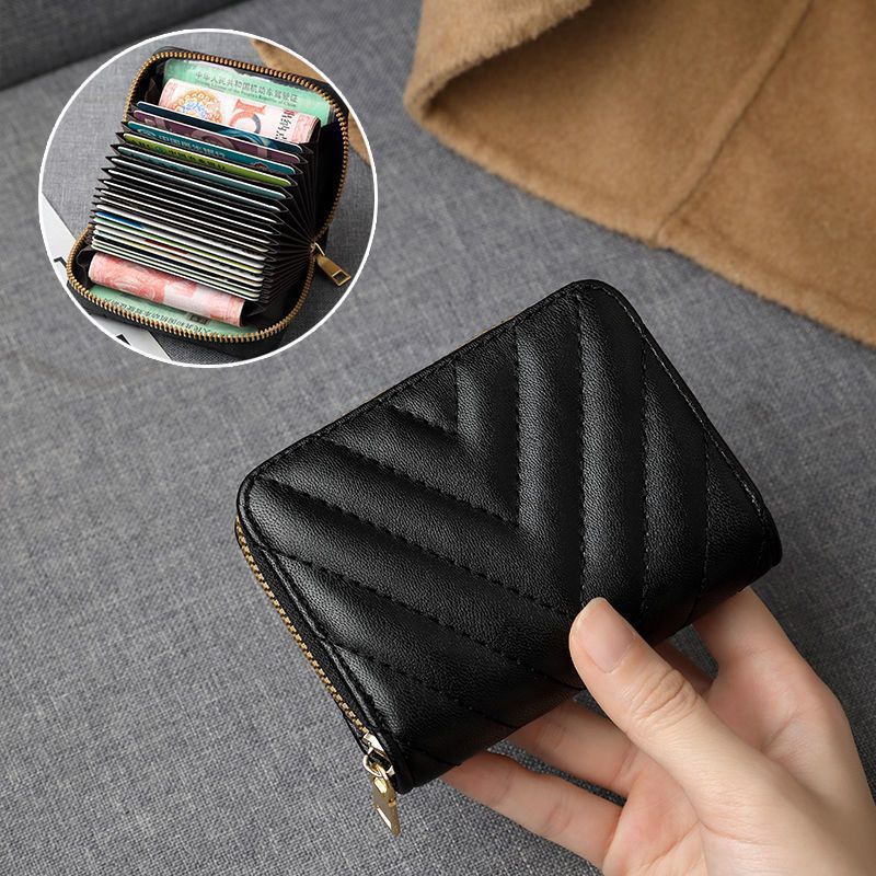 Nueva explosión inswind multi-tarjeta billetera popularidad en línea nicho bolsa de tarjetas para mujeres exquisita alta calidad gran capacidad spot transfronterizo