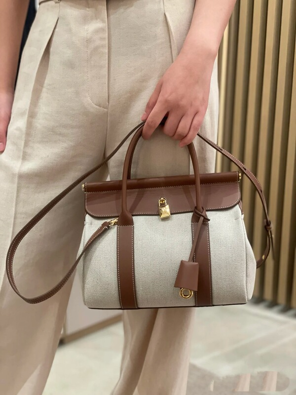 2025 Loom手袋新款内里绒面革L P小牛皮大容量托特包女手提通勤包|undefined