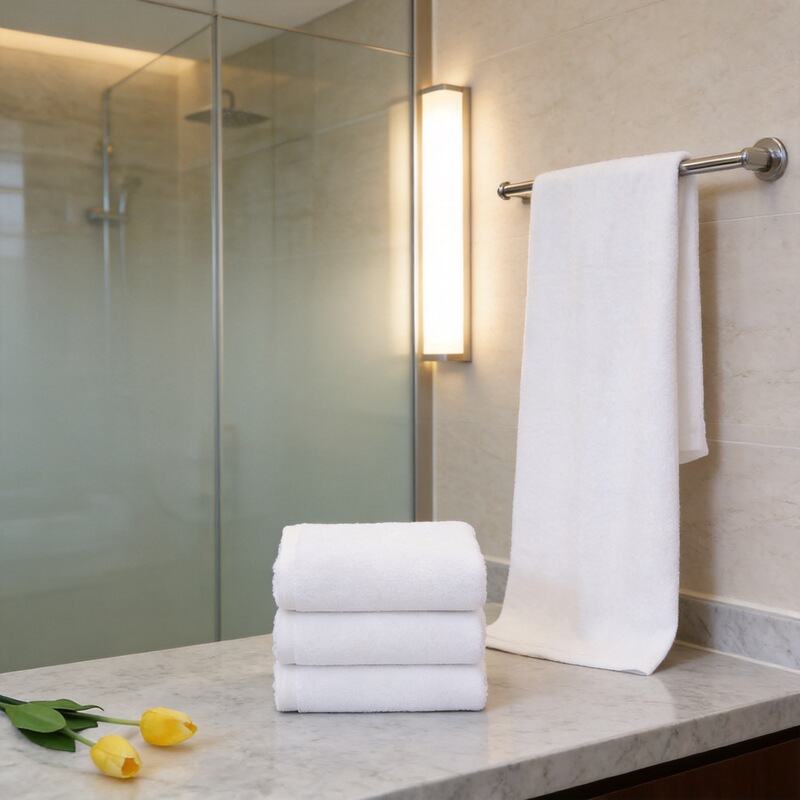 Hotel Bath Towel Five-star Cotton Thickened Hotel White Bath Towel Beauty Salon Bath Homestay Absorbent Hotel Bath Towel